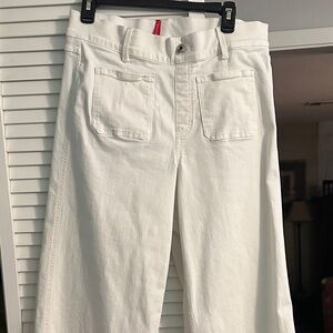 SPANX Women's White Flare Jeans